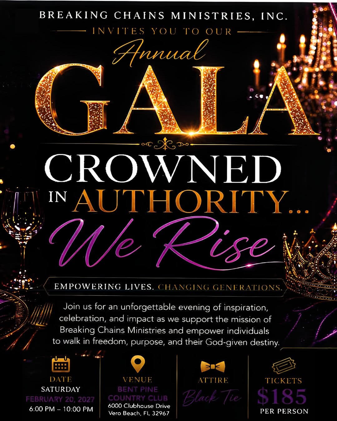 Breaking Chains Women's Ministry Annual Gala